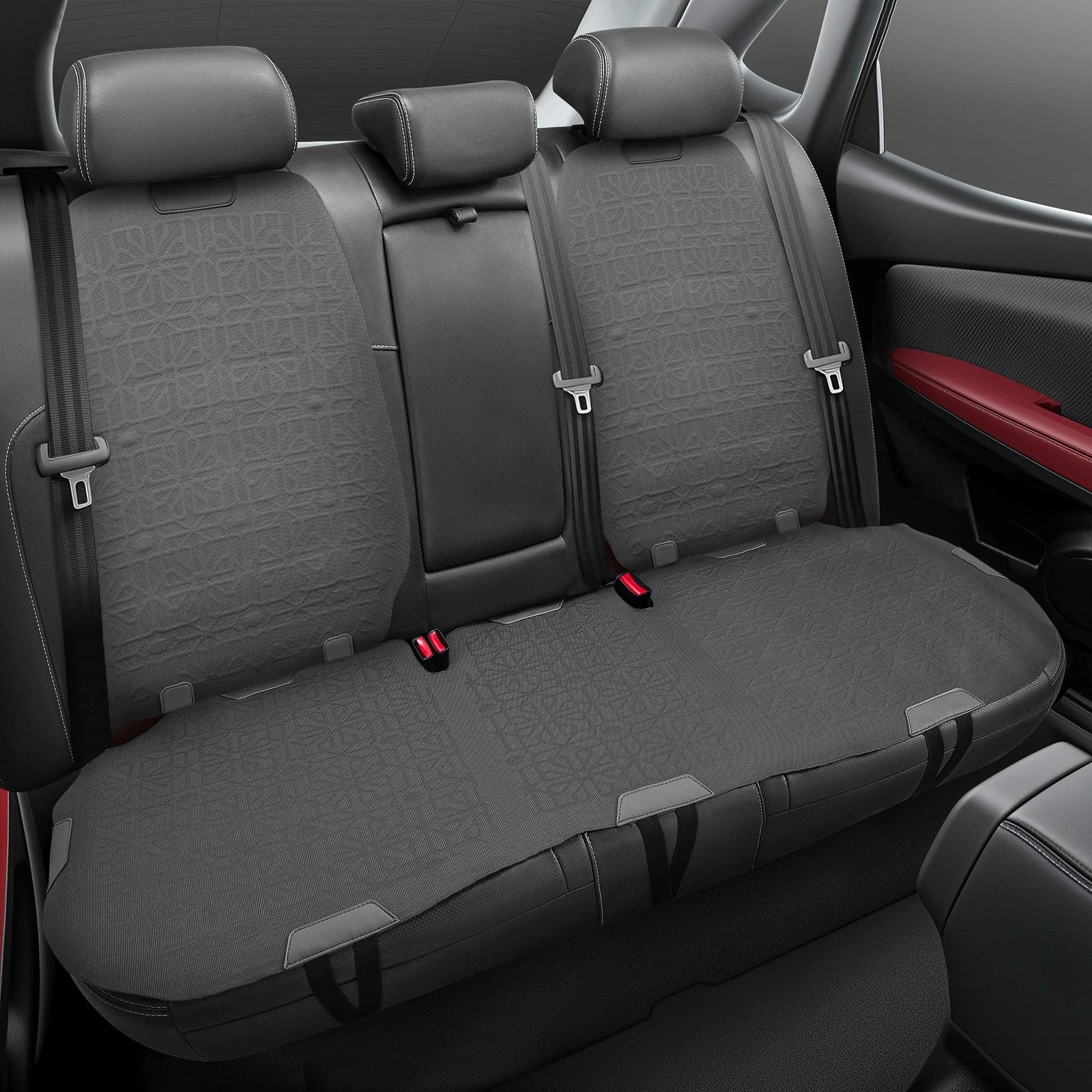 Set of 4 Protex Series Seat Covers for Universal Fit Car Truck Grey