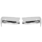 Set of 2 Chrome Rear Bumper End Caps for Ford F150 (2009–2014)