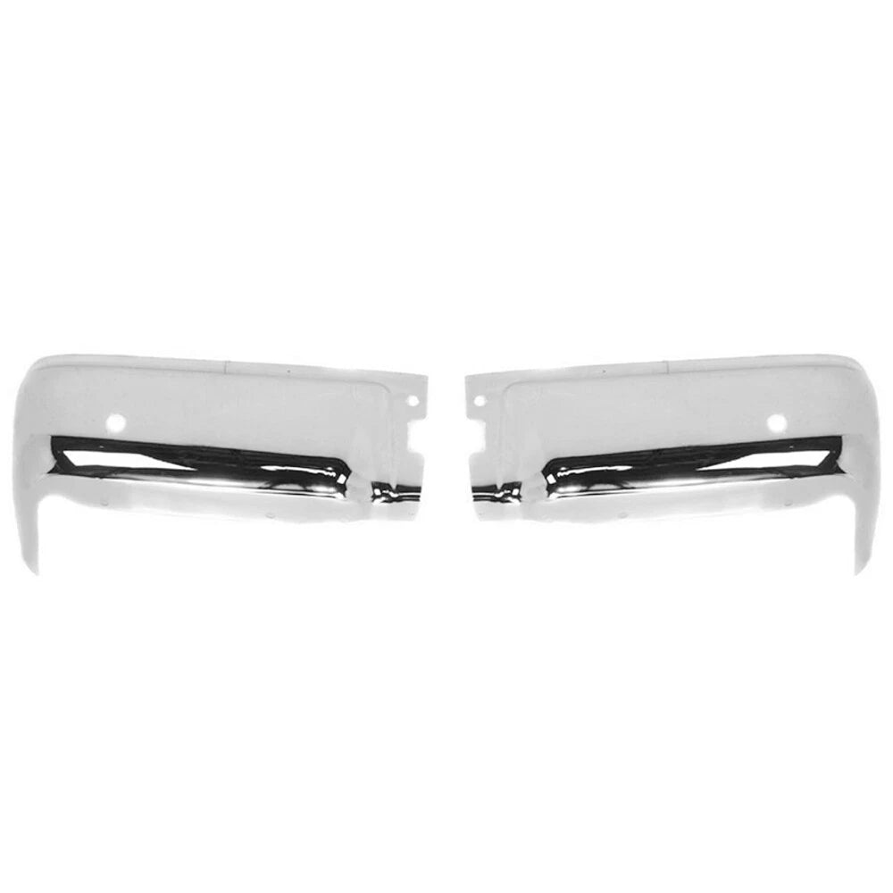 Set of 2 Chrome Rear Bumper End Caps for Ford F150 (2009–2014)