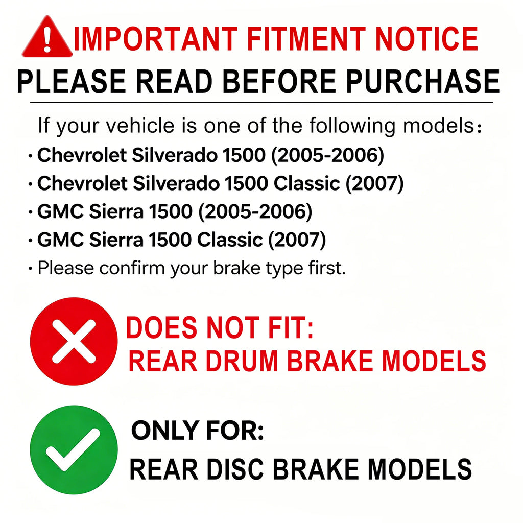 Front Left Right Brake Calipers w/ Bracket for Silverado Sierra 1500 (2007–2014)