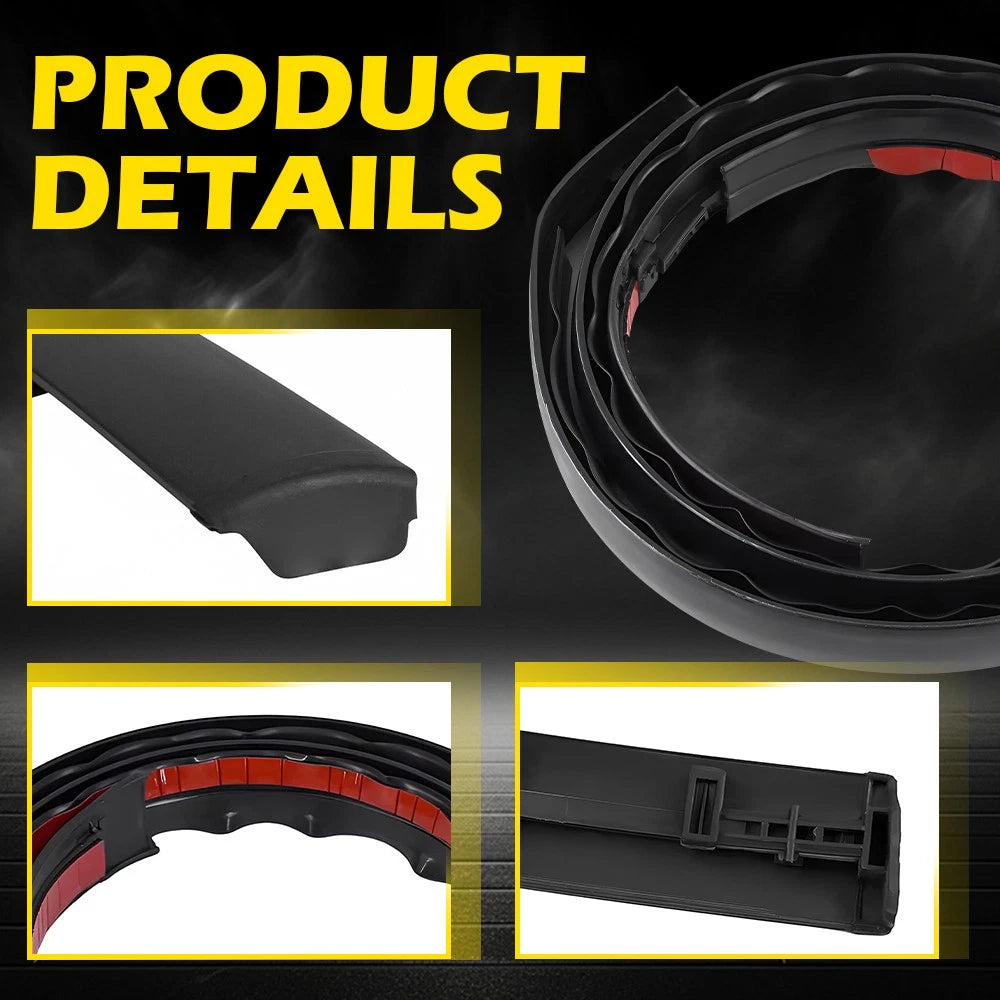 2X Roof Drip Trim Molding for Toyota Tacoma Double Cab (2005–2015)