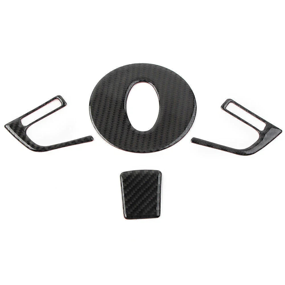 4 Pcs Carbon Fiber Steering Wheel Covers for Subaru Forester (2013-2018)
