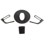 4 Pcs Carbon Fiber Steering Wheel Covers for Subaru Forester (2013-2018)
