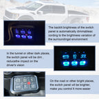 6 Gang Switch Panel for Car Boat (Dimmable, 720W, LED)