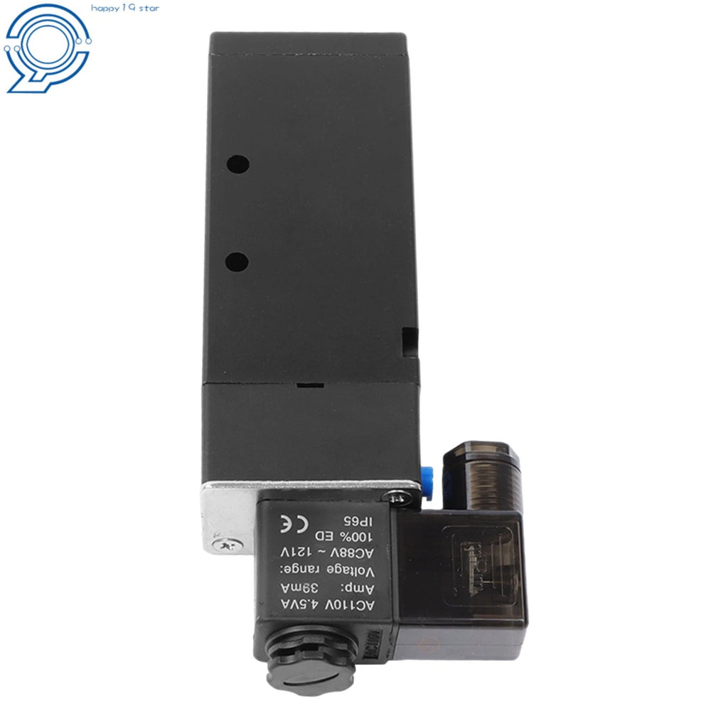 5 Way 110V AC Solenoid Valve for Double Acting Air Cylinder (NPT)