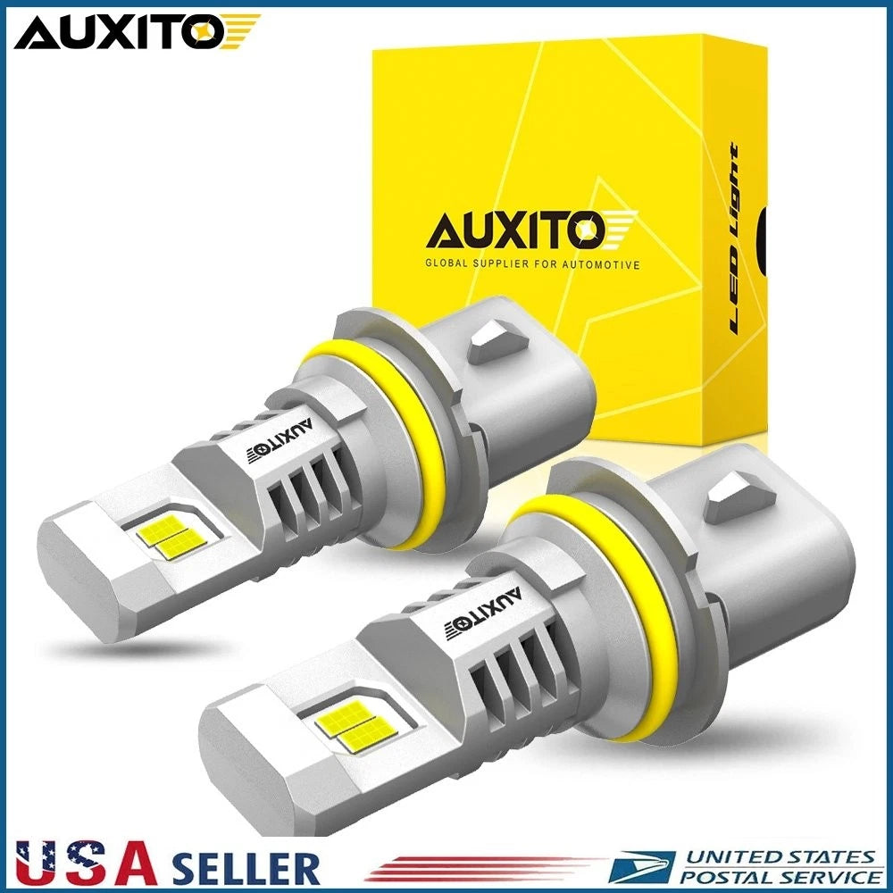 2X AUXITO 9007 HB5 LED Headlight Bulbs 30000LM for High Low Beam