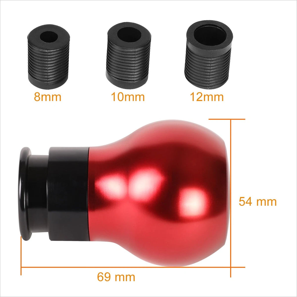6-Speed Manual Shift Knob with Adapters for J2 Teardrop Shape (Universal)