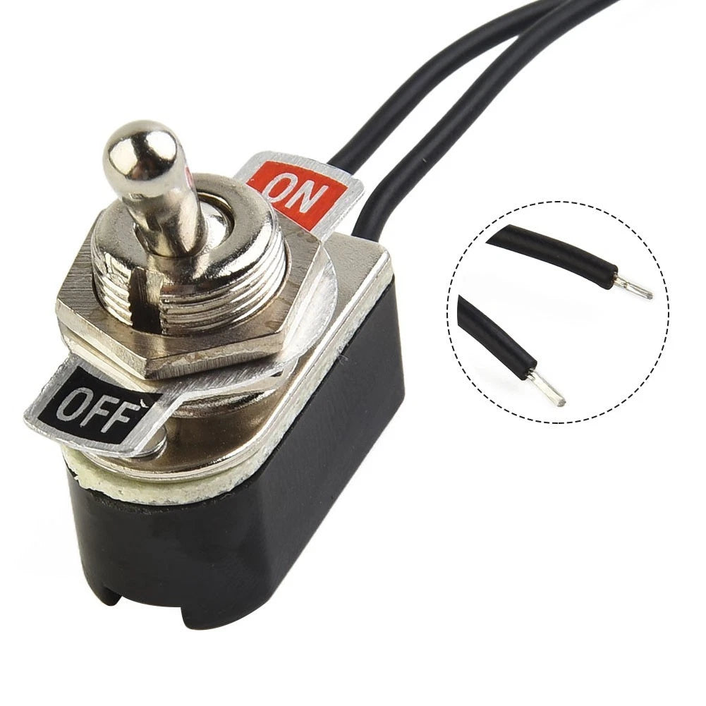 1PCS ON/OFF Prewired SPST Switch 6A125V for Automotive Applications