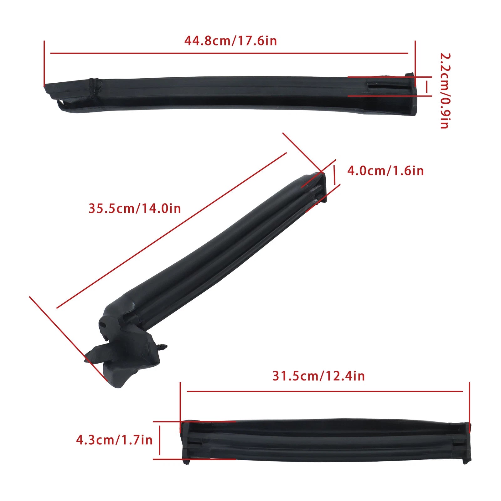 Weatherstrip Kit for Ford Mustang Convertible (2001–2004) Black Rubber