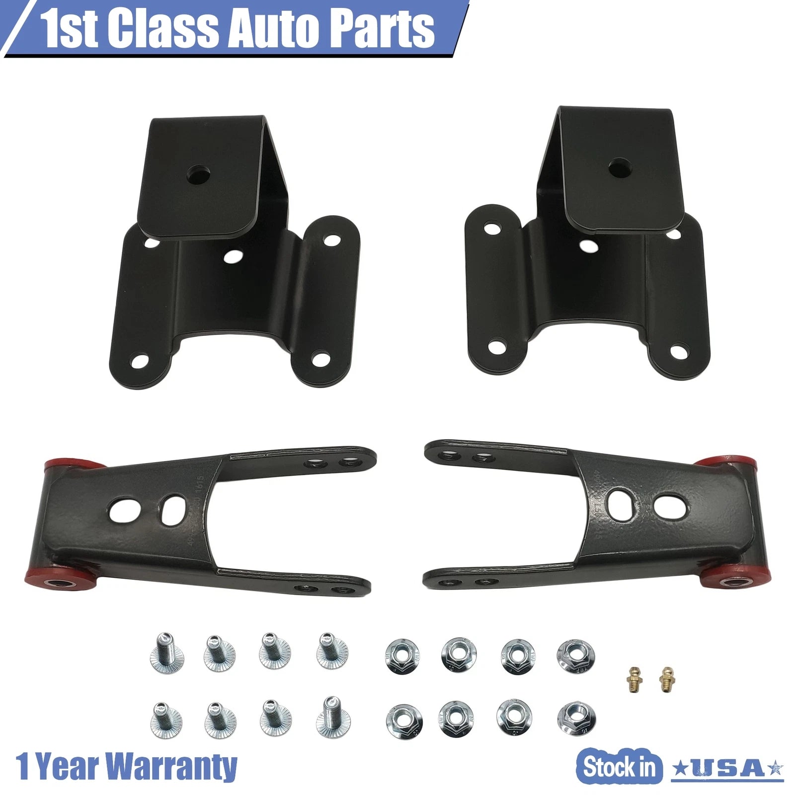 2"-4" Drop Shackles Lowering Kit for Dodge RAM 2500 3500 (1994-2002)