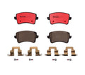 Set of 4 Brembo Performance Ceramic Disc Brake Pads for