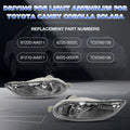 Pair Fog Lights for Toyota Camry Corolla Solara (2002–2008)