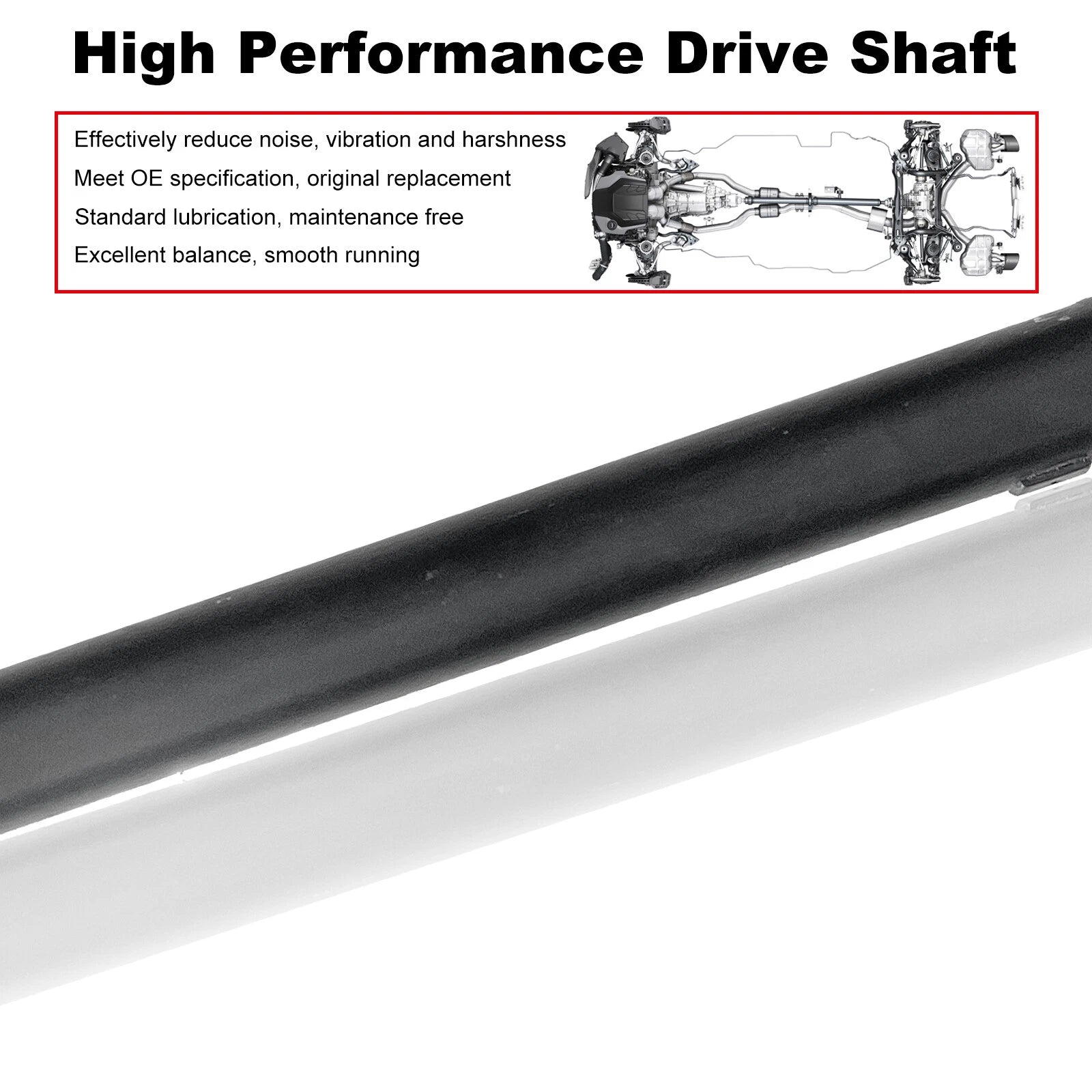 Front Drive Shaft Assembly for Ford F-250 F-350 F-450 F-550 Super Duty (2005–2023)