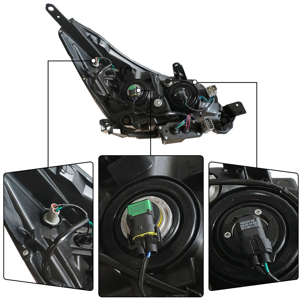 Halogen Headlight Lamp Assembly LH for Subaru Forester (2017–2018)