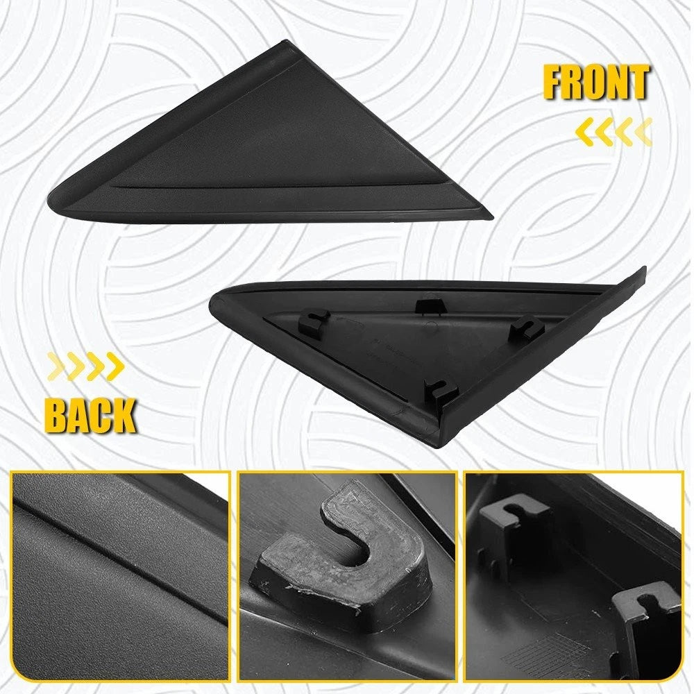 Set of 2 Mirror Corner Triangle Fender Covers for Ford Escape (2013–2019)