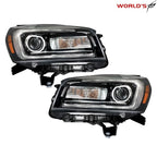 LED Tube Projector Black Headlights for GMC Acadia (2013–2016)