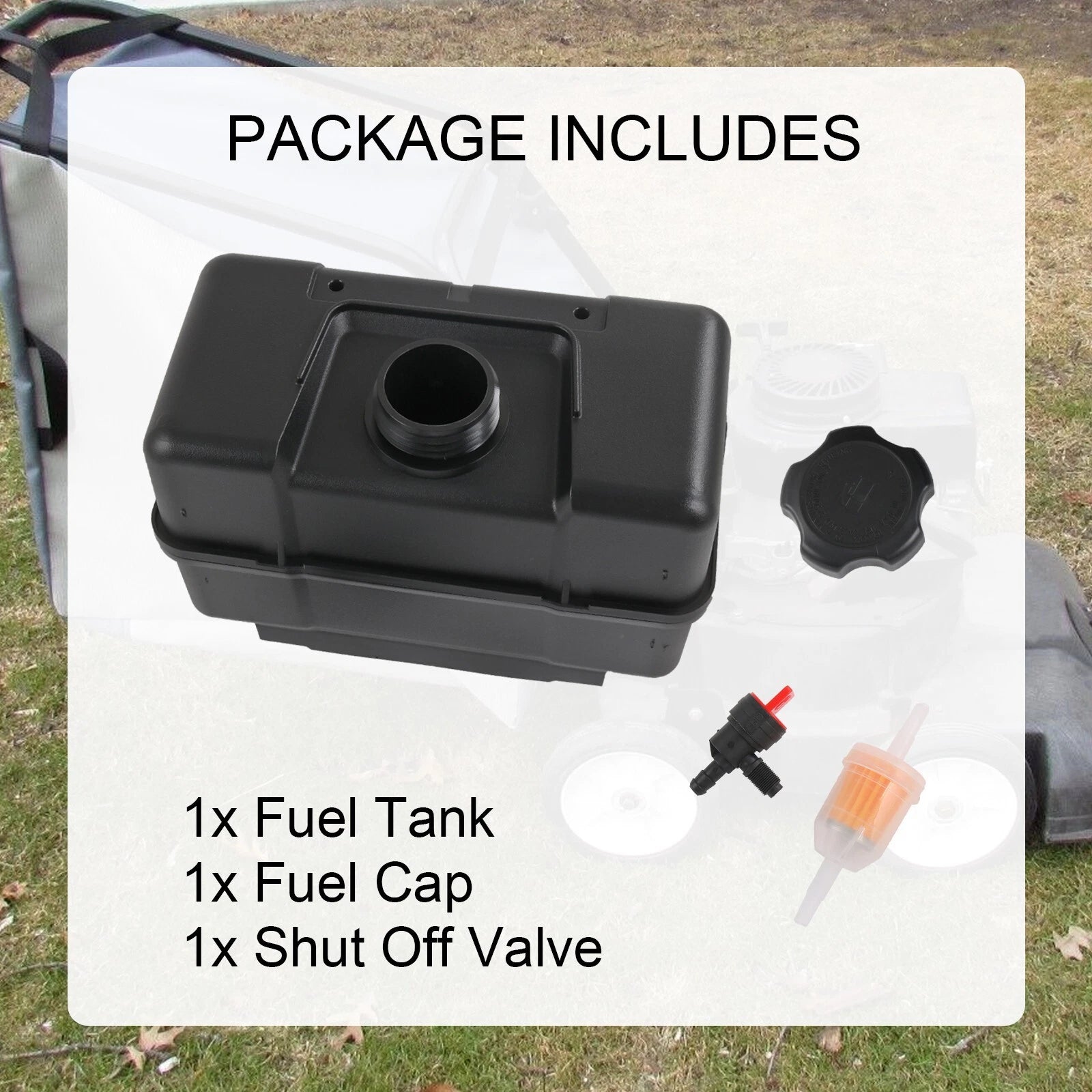 Fuel Tank 4-Quart & Cap for BS Plastic