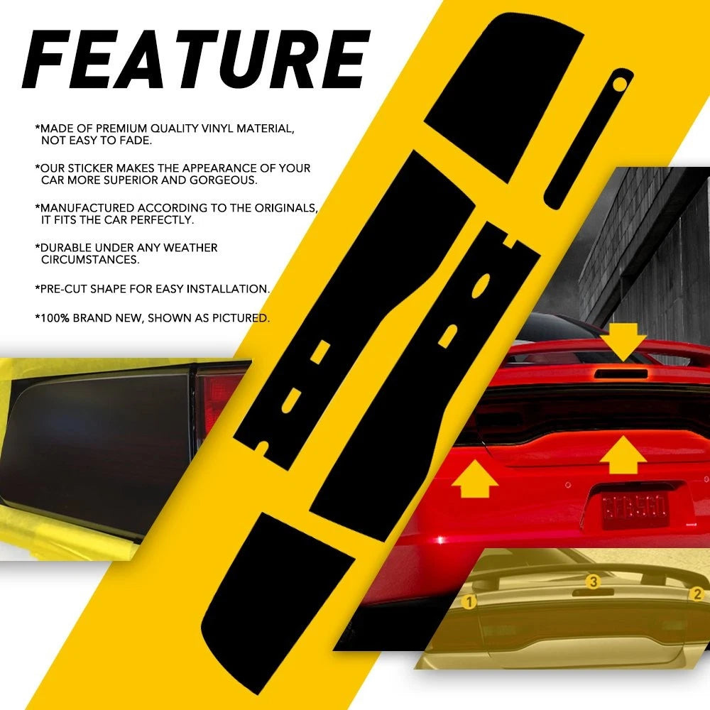 Smoked Tail Light Sticker for Dodge Charger (2011–2014)