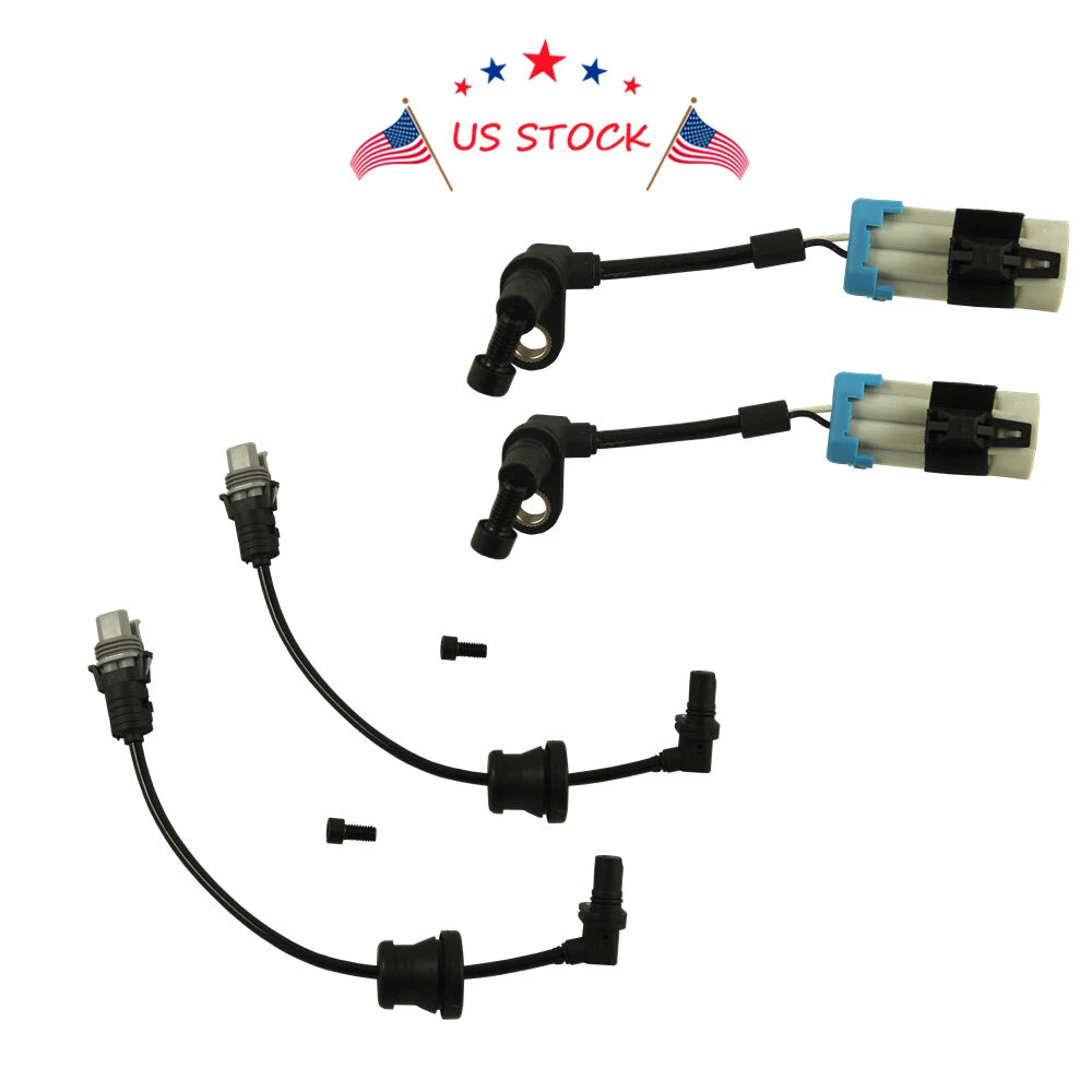 Set of 4 ABS Wheel Speed Sensors for Pontiac Captiva, Saturn, Chevrolet Equinox