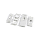 4 x Matte Silver ABS Window Switch Lock Cover Trim for Volvo XC40 (2018-2021)