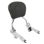Adjustable Detachable Backrest Sissy Bar Chrome for HD Harley Touring (2009–2023)