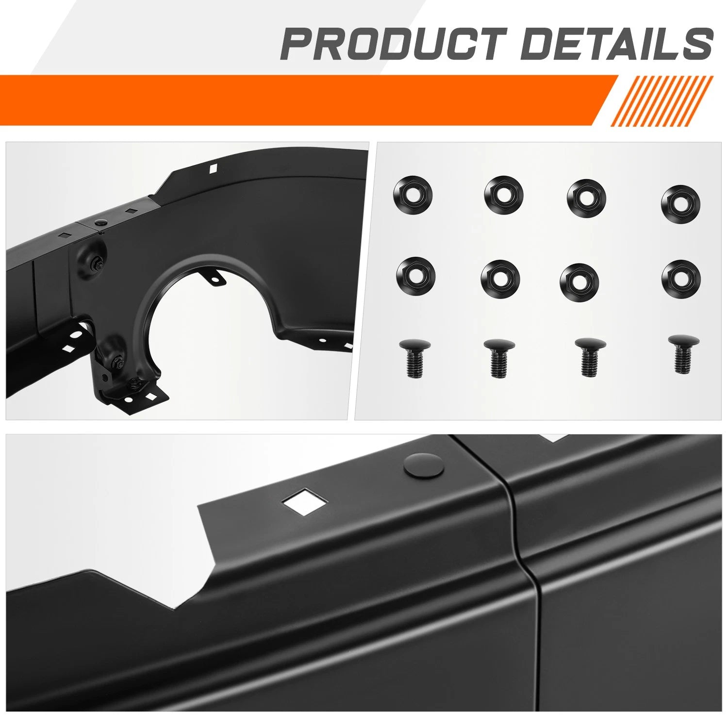 Front Bumper Face Bar for GMC Sierra 1500 Denali Hybrid (2007–2013)