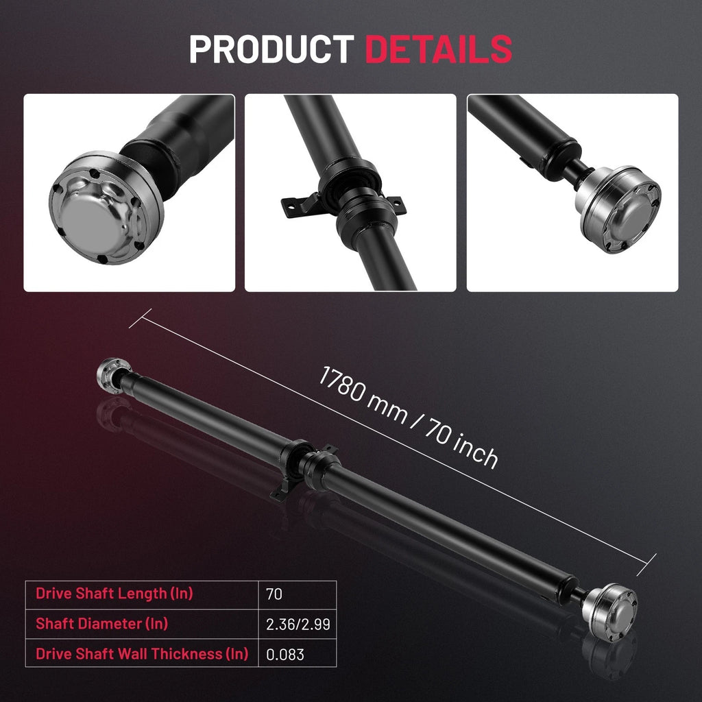 Rear Prop Drive Shaft for Dodge Challenger 3.6L (2015–2019) RWD Auto