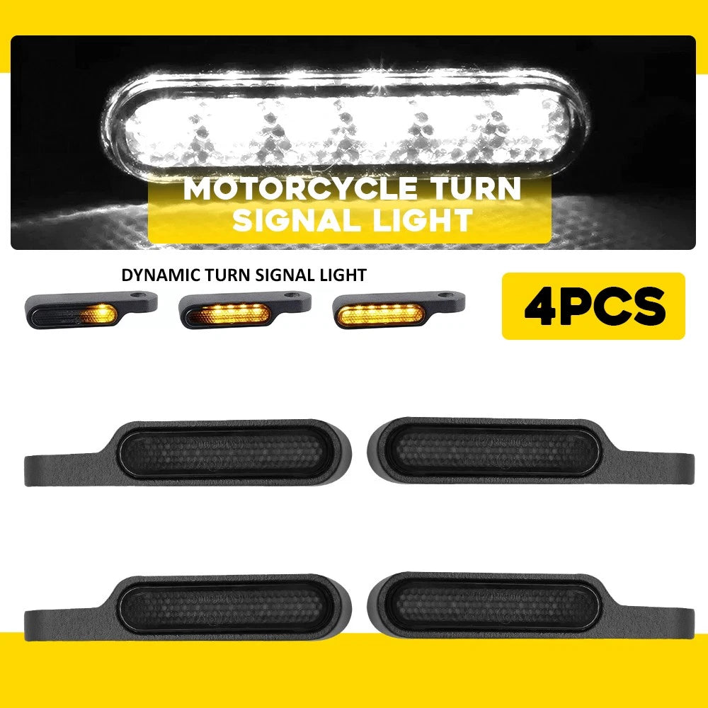 Set of 4 LED Turn Signal Blinkers for Harley Sportster 1200 883