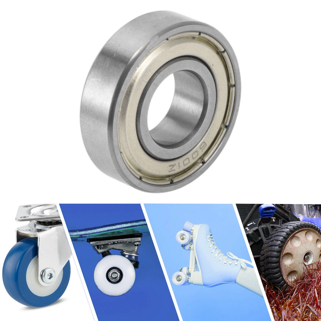 6001ZZ Deep Groove Ball Bearings for Scooter Skateboard Wheel (12x28x8mm)