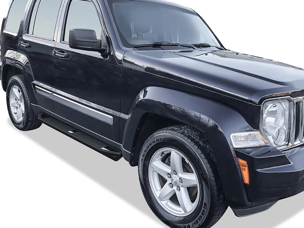 6.5" Steps Side Armor Square for Jeep Liberty (2008-2013)
