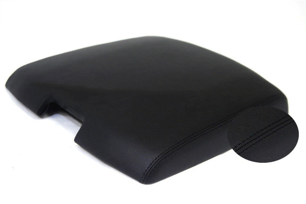 Center Console Armrest Cover for Dodge Ram (2009–2016) Black Leather