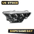 Full LED Headlight for Ford Mustang (2024–2026) Black w/Bulb & Module DRL