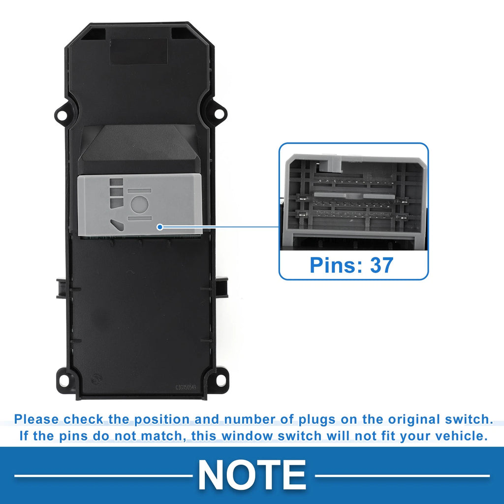Power Window Switch for Honda Accord HR-V CR-V (No. 35750T6AJ51)