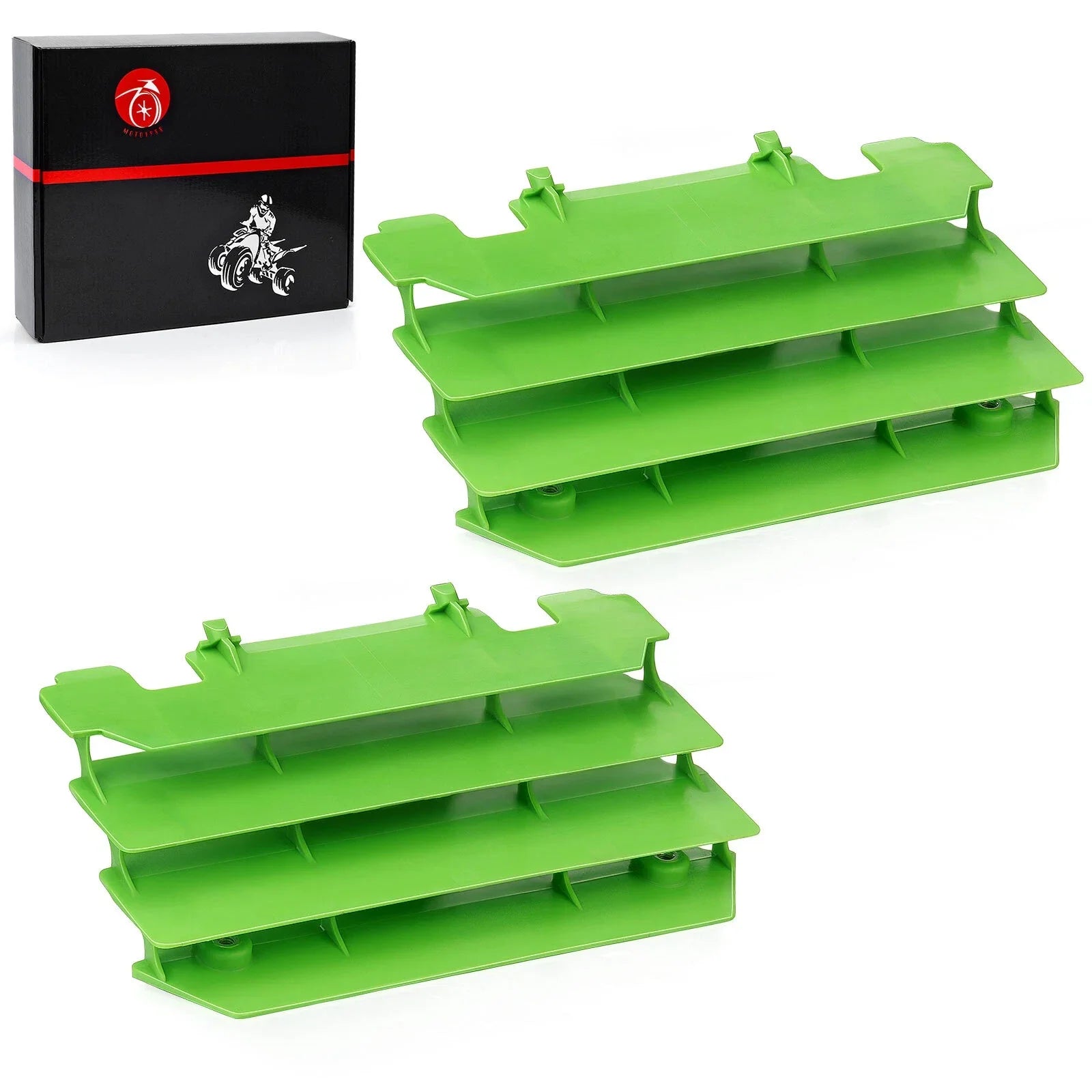 2PCS Radiator Shroud Guard for Kawasaki KX125 KX250 (1990–2023)