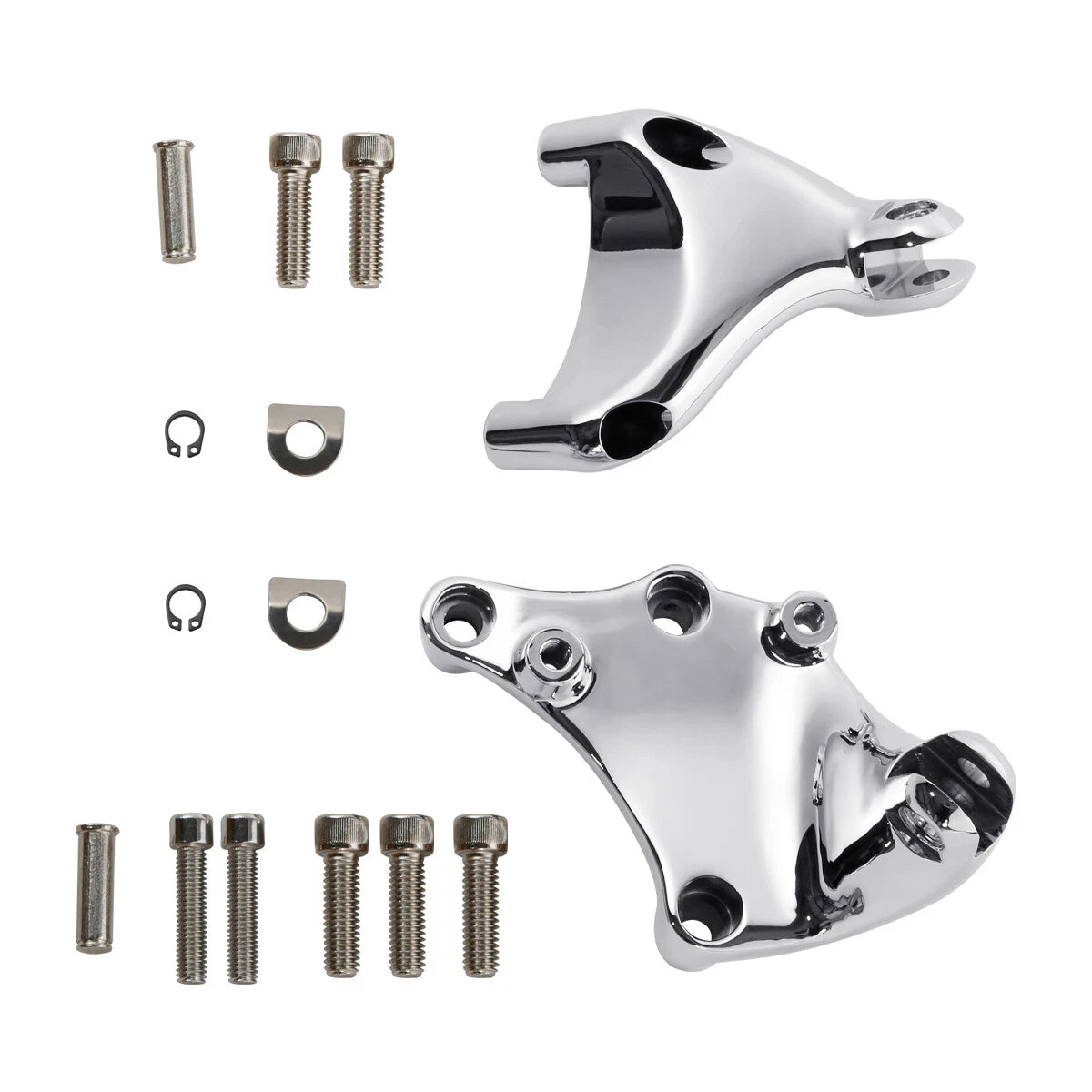 Passenger Foot Pegs Mount Clamp for Harley Sportster 48 72 XL883 1200 (2014–2022)