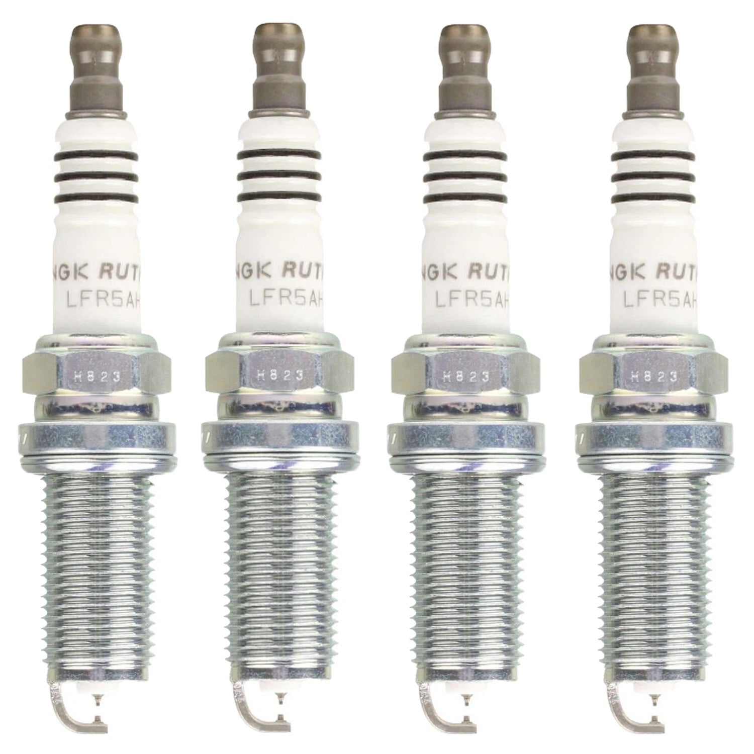 Set of 4 NGK Ruthenium HX Spark Plugs for Dart Sentra L4 (2013–2020)