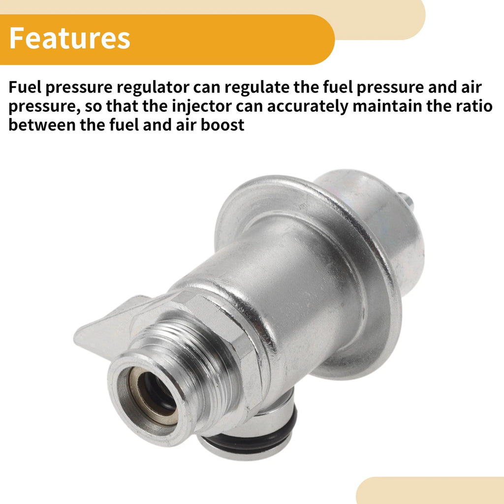 Fuel Pressure Regulator for Chevrolet Colorado (2004–2005) No.PR316 Metal 20-70 Psi