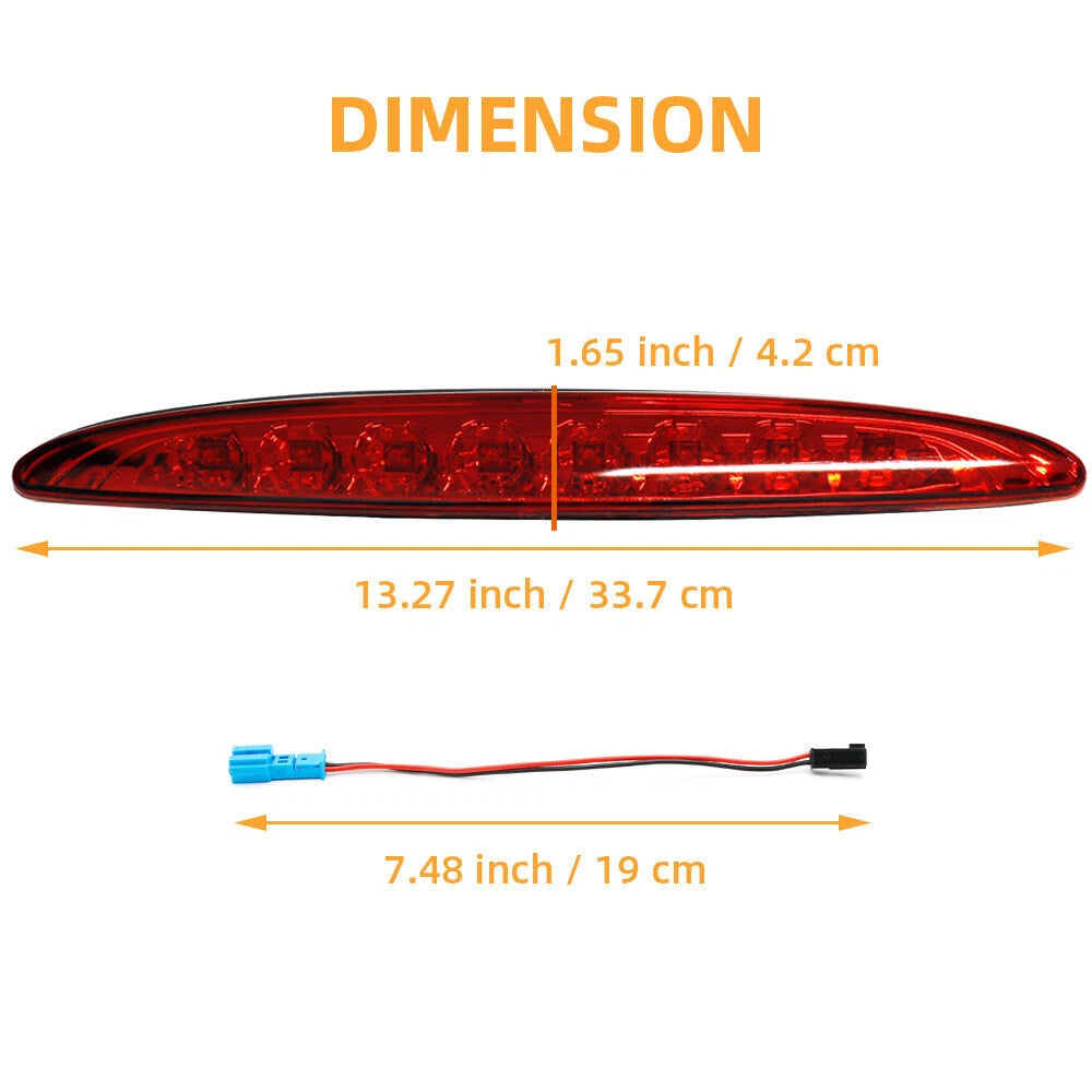 Third Brake Light for MINI Cooper (2002–2006) Red Lens Rear High Mount