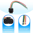Set of 4 Ignition Coil Connector Plug Harness for Genesis G70 (2020–2023) No. 273002E601