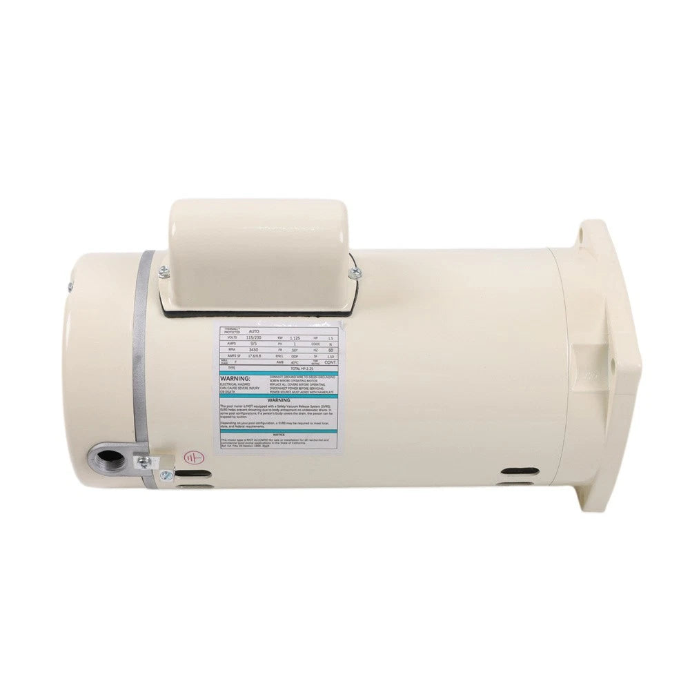 1.5 HP Pool Pump Motor for Square Frame Flange (56Y)