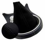 Leather Manual Shift Boot Cover for Nissan 370Z (2008–2019) Black