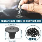Set of 40 Fender Liner Clips for Honda Accord (No. 90682-SEA-003)