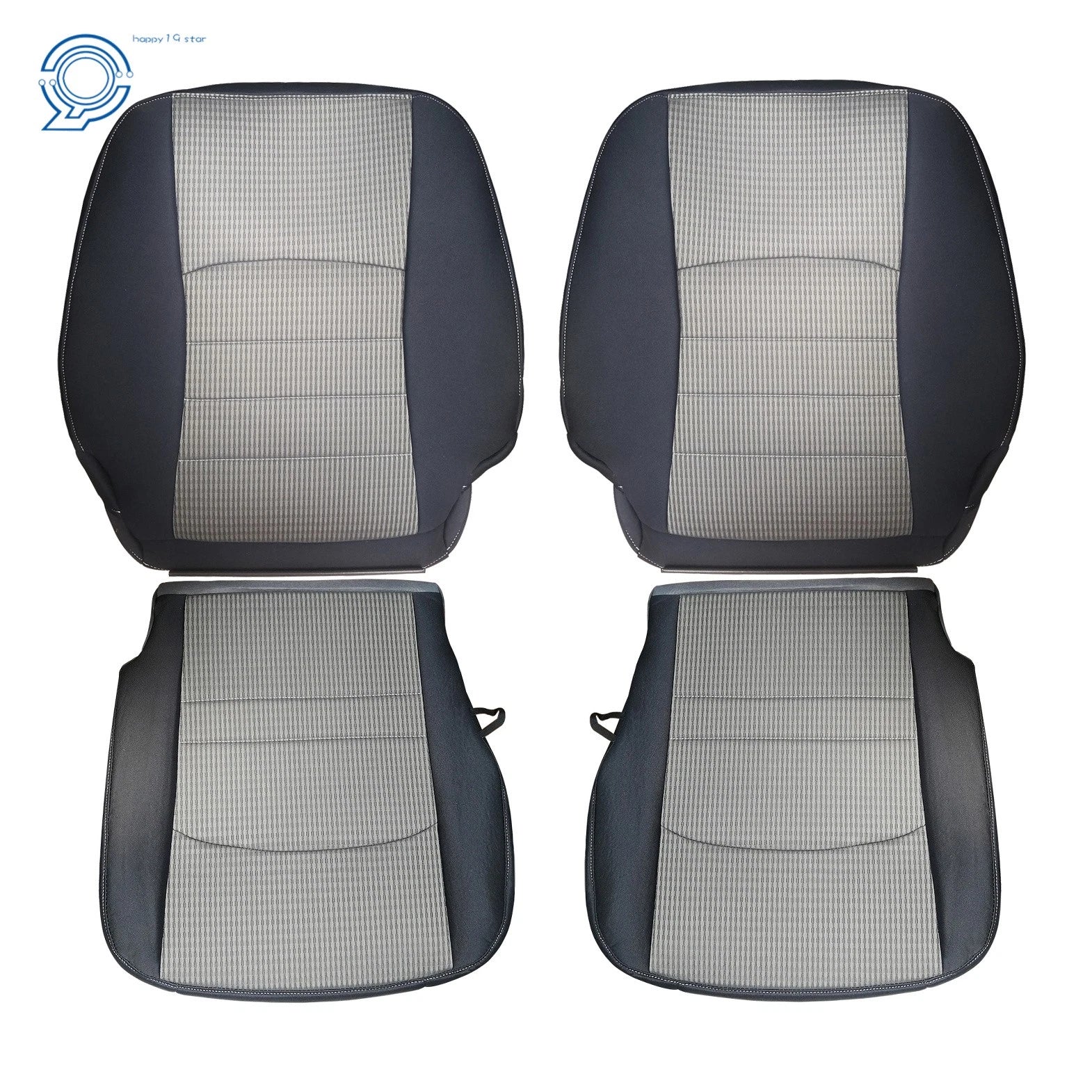 Set of 2 Cloth Seat Covers for Dodge Ram 1500 2500 (2009–2012)