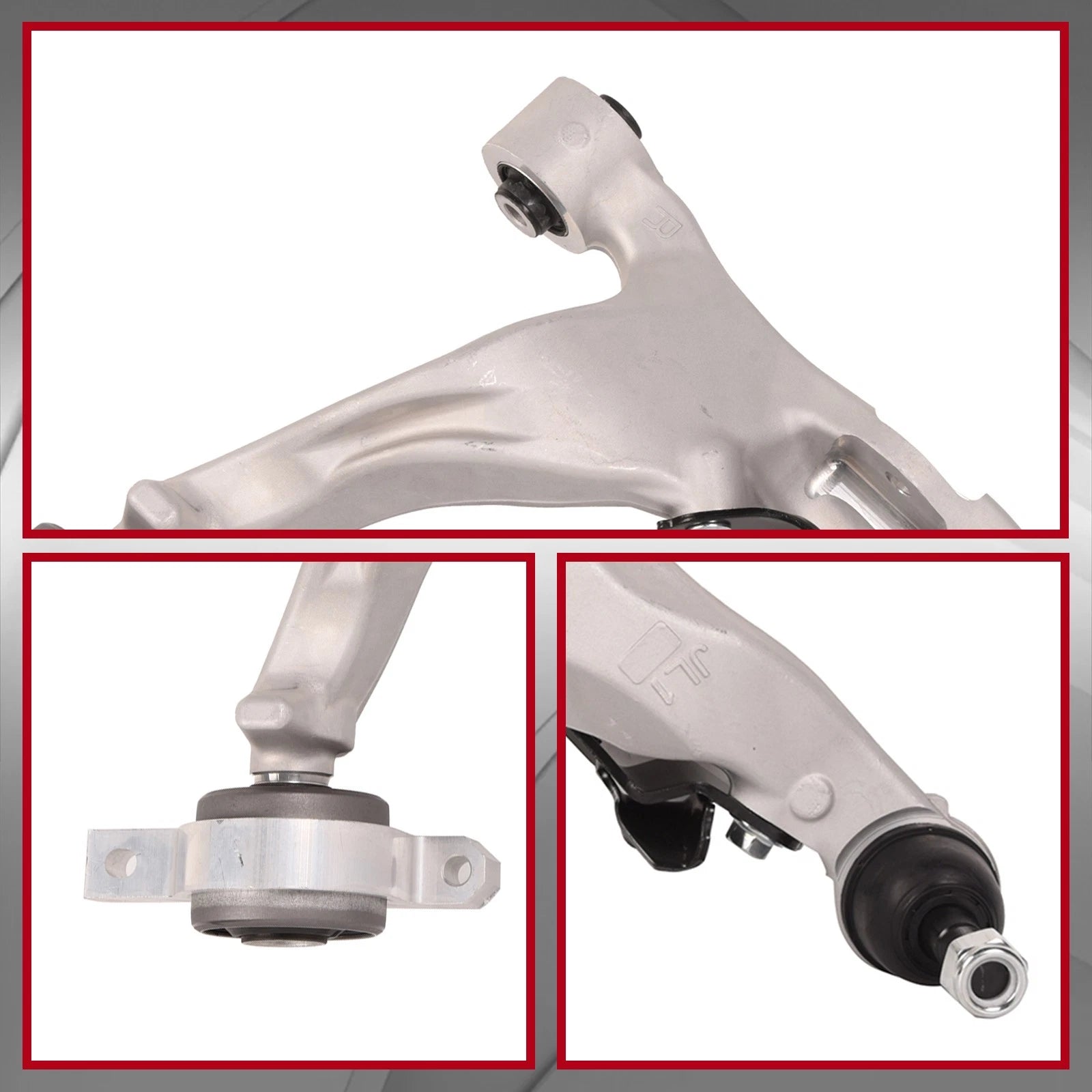 Set of 2 Front Lower Control Arms w/ Ball Joints for Infiniti G37 Q60 QX50 370Z