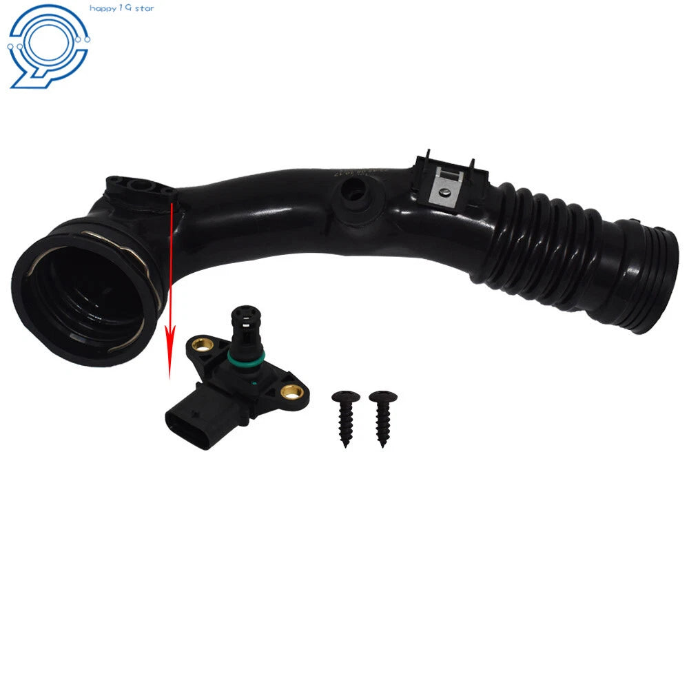 Turbo Intercooler Pipe Hose for BMW 3 Series (2011–2017) Black