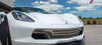 3pc Polished Stainless Grille Overlay for 2014-2019 Chevy Corvette GS Z06
