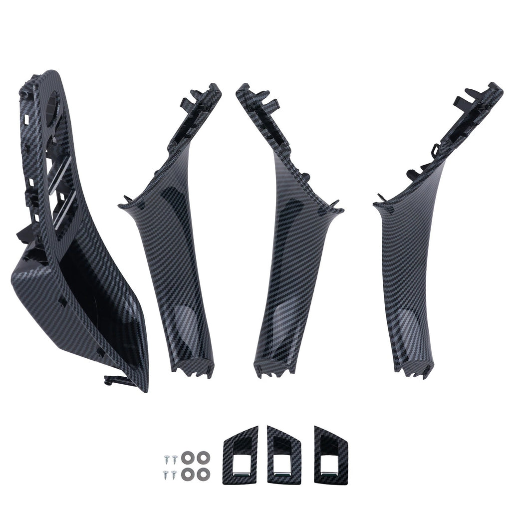 7Pcs Window Switch Interior Door Panel for BMW 5 Series 535i 550i (2010–2016) Carbon