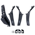 7Pcs Window Switch Interior Door Panel for BMW 5 Series 535i 550i (2010–2016) Carbon