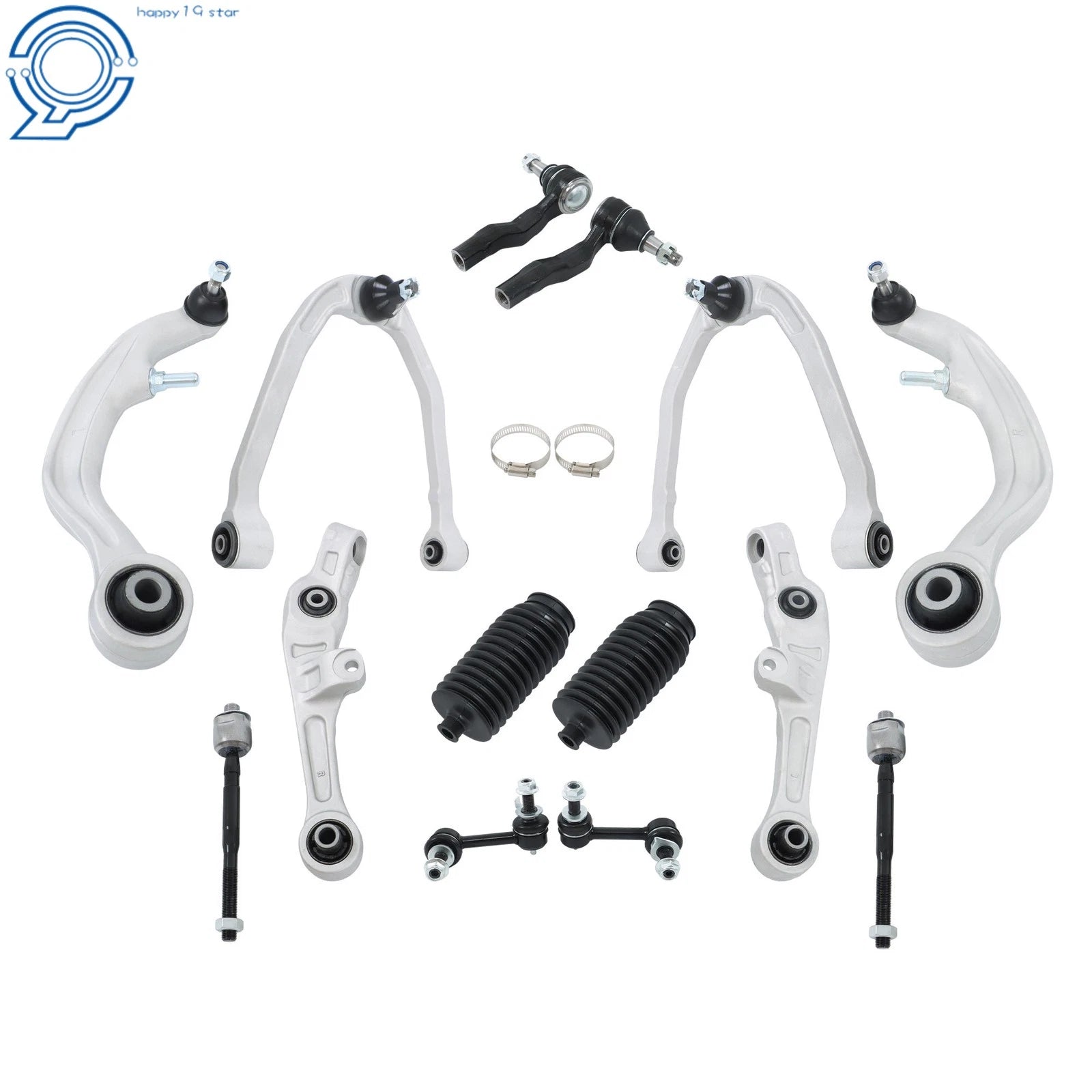 Set of 14 Suspension Kit Front Lower Control Arms for Infiniti G35 (2003–2007)