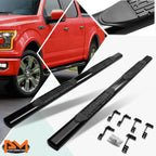 Set of 2 4" Side Step Nerf Bars for Ford F150/Super Duty Crew Cab (2015–2020)